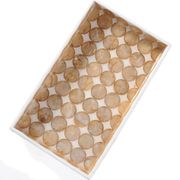 バリ島より直輸入！ シェル スクエアトレイ premium