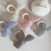 ヘアクリップ　ヘアアクセサリー　韓国ファッション　かわいい　リボン