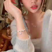 高粗利・小ロットOK星パールブレスレット韓国新着