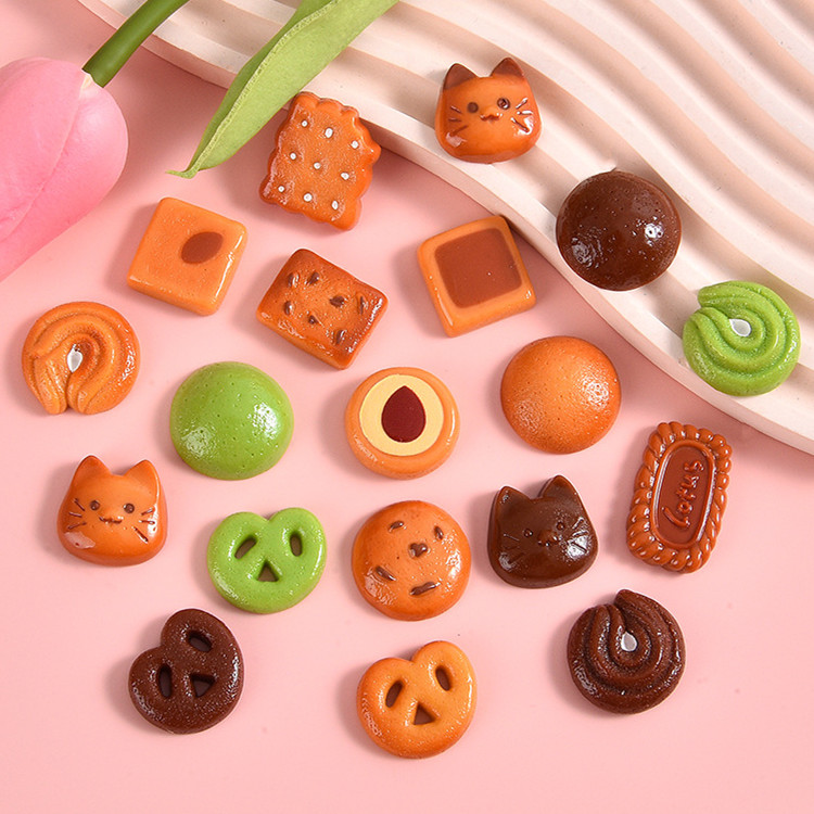 ビスケット アクセサリーパーツ お菓子 クッキー 手作り 焼き菓子 洋菓子 ピューターチャーム  ミニチュア