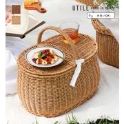【UTILE】ユティル オーバルピクニックバスケット (2カラー) UTILE / ユティル