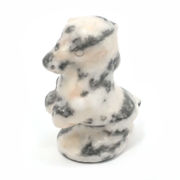 ≪特価品/国内在庫≫ピンクゼブラ/馬うま/彫刻/約40x25x20mm