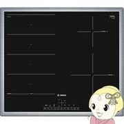 ビルトイン IHクッキングヒーター Bosch ボッシュ PXE645FC5V ブラック 4口 ドロップイン 17段階火力調