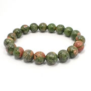 ≪特価品/国内在庫≫ ユナカイト/約10mm/ブレスレット