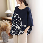 【2026新作】レディース花柄デザイントップスカジュアル