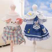 プリンセスノースリーブペット薄手素材猫服