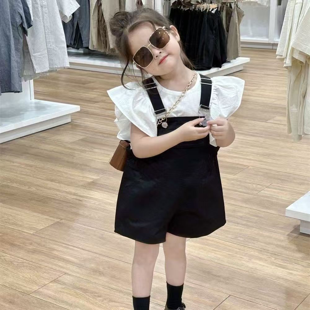 韓国メーカー　女の子服まとめ売り　80-95 2026夏新作 韓国風 子供服 トップス+ズボン セット 女の子 かわいい