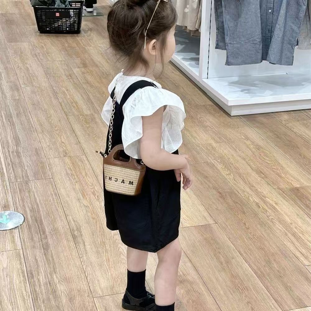 2026夏新作 韓国風 子供服 トップス+ズボン セット 女の子 かわいい
