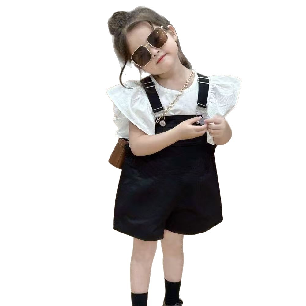 2026夏新作 韓国風 子供服 トップス+ズボン セット 女の子 かわいい