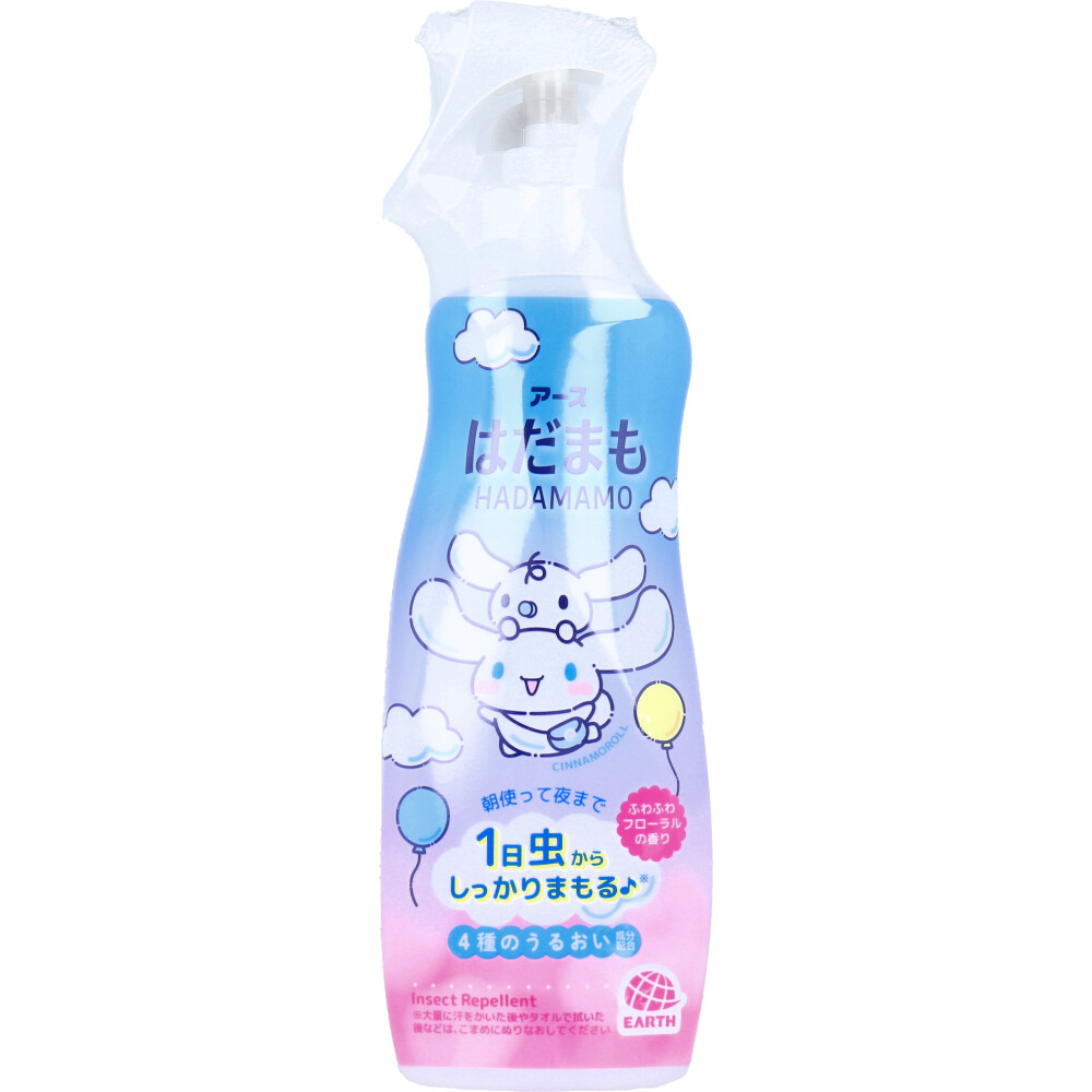 [メーカー欠品]アース はだまも ミスト お肌の虫よけ シナモロール ふわふわフローラルの香り 200mL