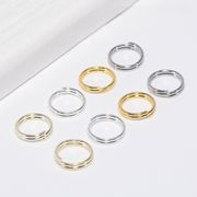 ハンドメイドパーツ　二重カン　DIY　ネックレスパーツ　18K金メッキ　TC-0049　アクセサリーパーツ