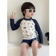 2026夏 キッズ水着 男の子 長袖 ラッシュガード UV対策 速乾 セパレート 温泉 海水浴 水遊び