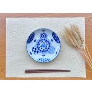藍丸紋　三角5.0皿 16cm【美濃焼 小皿　取り皿 和食器 50皿】東海平野商事