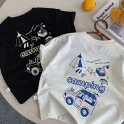 2026年夏新作★韓国風子供服キッズ用★トップス★Tシャツ★2色★80cm～150cm