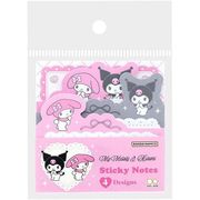 特価商品　マイメロディ&クロミ 　ダイカットブロック付箋 リボン