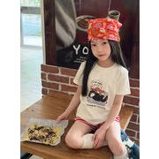 キッズ 女の子 半袖Tシャツ 夏