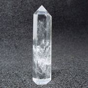 天然石 天然水晶 ポイント 六角柱 クォーツ 原石 置物 《SION 天然石 パワーストーン》