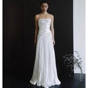 結婚式・司会者用ワンピース・花嫁ウェディングドレス・パーティードレス・披露宴/写真撮影  ロングドレス