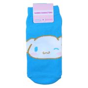 【靴下】シナモロール キッズソックス フェイス BL