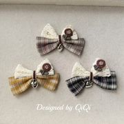 新入荷 蝶結び デコパーツ 生地 パッチ 刺繍アップリケDIY ヘアアクセサリーバッグ装飾 貼り付けパーツ