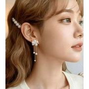 パールピアス　ロングピアス　アクセサリー　韓国ファッション