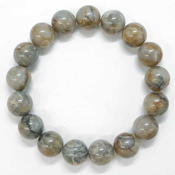 岐阜チャート ブレスレット 12mm 岐阜県産 GIFU Chert 日本銘石 お守り 浄化 鉱物 天然石 パワーストーン
