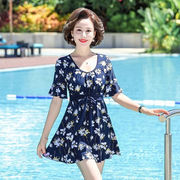 ミセス セパレート 水着 レディース 大きめ お腹隠し 着痩せ 体型カバー 中高年 温泉 夏物