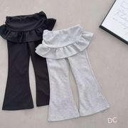 2026秋新作 韓国風  子供服　ズボン  DC  90cm～150cm 2色