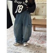 2026秋冬新作★韓国風子供服★ベビー服 ★キッズ服★ボトムス★ パンツ★デニム ジーンズ 100-150cm
