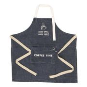 【エプロン】AND PACKABLE PAP パッカブルエプロン コーヒータイム BK