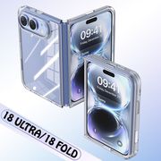 18ULTRA/18FOLD クリア 透明 スマホケース スマホカバー  耐衝撃 tpu+PC IP