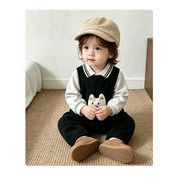 2026秋冬新作 赤ちゃん セーター つなぎ 子供服  キッズ服  ベビー  ロンパース つなぎ